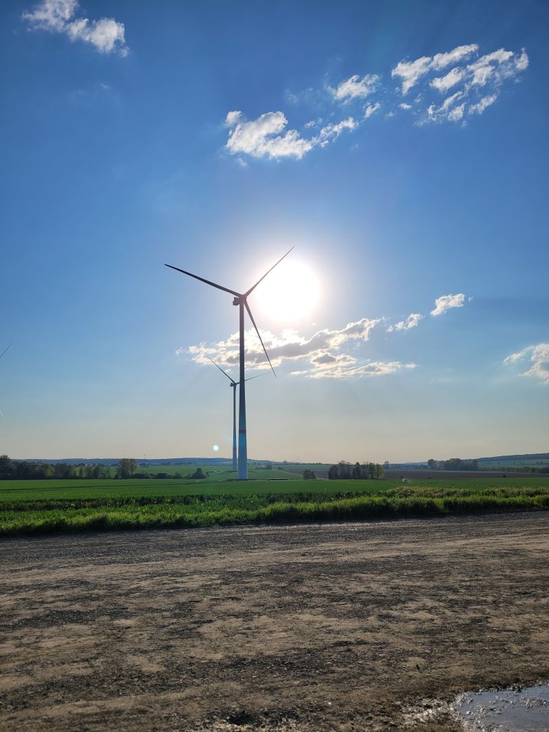Die Windräder im Windpark Elbe-Steinlah werden von unterschiedlichen Gesellschaften betrieben. / Foto: Ebert, S. von Manger-Nielsen