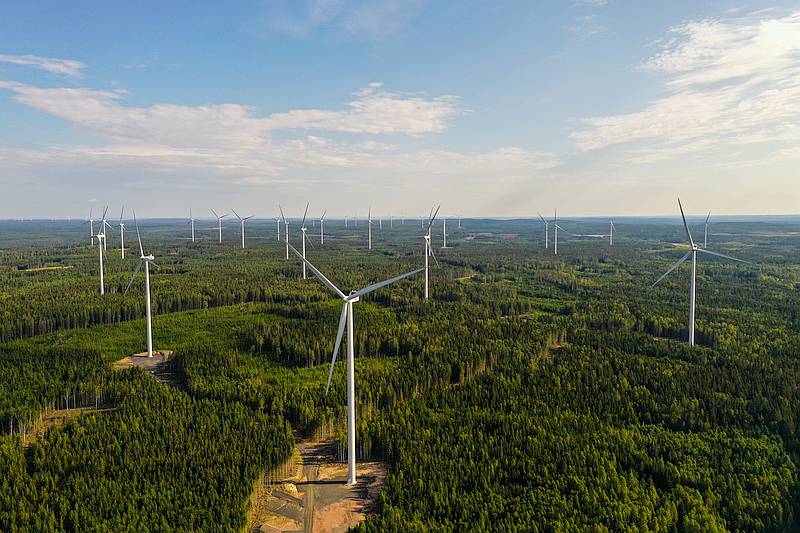 Schwedischer Windpark Bäckhammar - ein KGAL-Fonds ist in den Park investiert. / Foto: Daniel Larsson