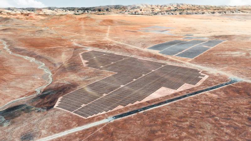 Der CCE-Solarpark La Huella in Chile wird derzeit gebaut und hat eine geplante Nennleistung von 86 Megawattpeak. / Foto: Unternehmen