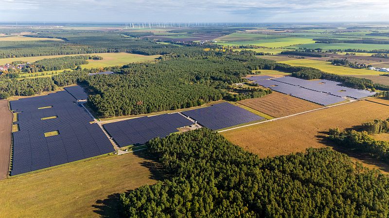 Das Grundstück des Solarparks Zahna ist nur zu 60 Prozent bebaut. / Foto: Wattner