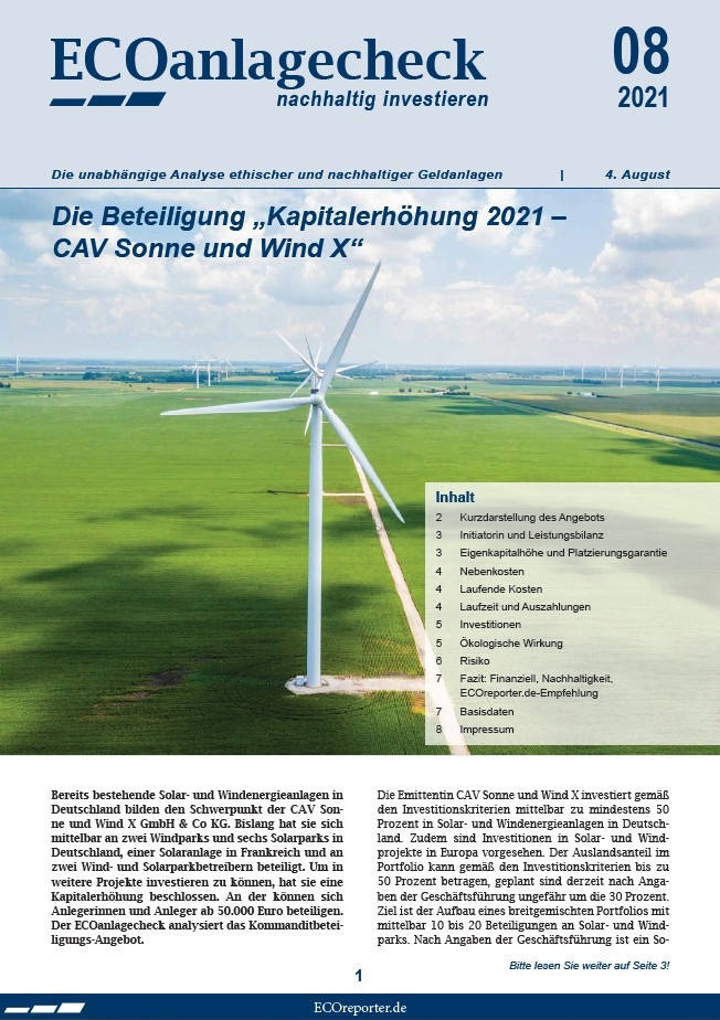 Lesen Sie hier den ECOanlagecheck als PDF.