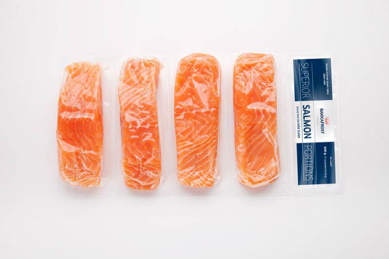 Fertig portionierter Lachs von Bakkafrost. / Foto: Unternehmen