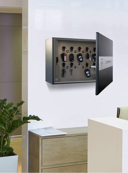 Schlüsselschrank eines Carsync-Systems. / Foto: Unternehmen