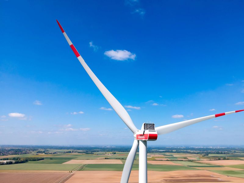Der ÖKORENTA-Windpark Rommerskirchen im nordrhein-westfälischen Rhein-Kreis Neuss. / Foto: ÖKORENTA Gruppe