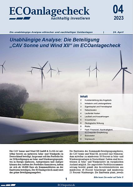 Lesen Sie hier den ECOanlagecheck im PDF-Format.
