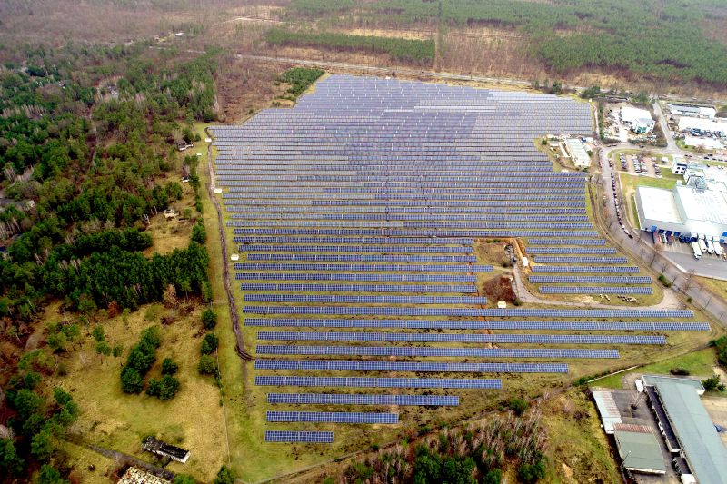 Das Solar-Repoweringprojekt Oranienbaum hat Ranft im Juni 2023 abgeschlossen. / Foto: Ranft Gruppe