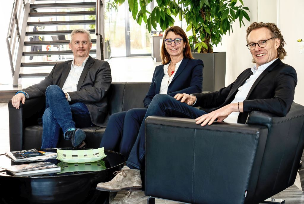 Der Vorstand der ÖKORENTA Invest AG (v.l.n.r.): Jörg Busboom (Vorstandsvorsitzender), Karen Kurp (Prokuristin) und Jörg Schmeding (Vorstand). Foto: ÖKORENTA Gruppe