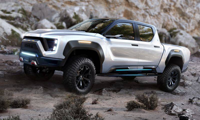 Konkurrenz für Tesla: Nikolas Pick-up „Badger“: / Foto: Nikola Corp