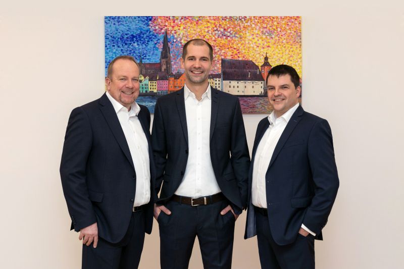 Der Vorstand der CAV Partners AG (v.l.n.r.): Andreas Roth, Hubertus Päffgen, Thomas Hartauer. / Foto: CAV Partners