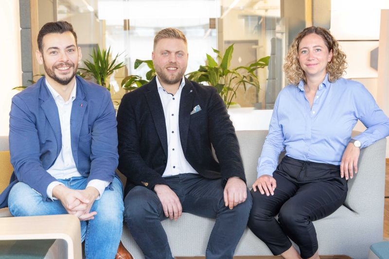 Die Geschäftsführung der solmotion holding GmbH (v.l.n.r.): Michael Keil, Christian Wolf und Anna Volz-Staudacher. / Foto: solmotion