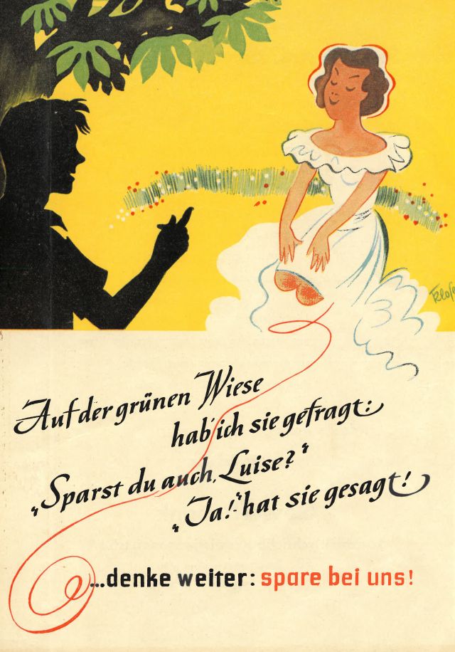 Eine Werbeanzeige der KD-Bank aus den 1950er Jahren. / Abbildung: KD-Bank