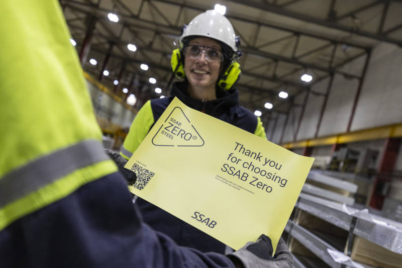 Erneuerbare Energie und Schrott: Das sind die Zutaten für den Recycling-Stahl SSAB Zero. / Foto: Unternehmen