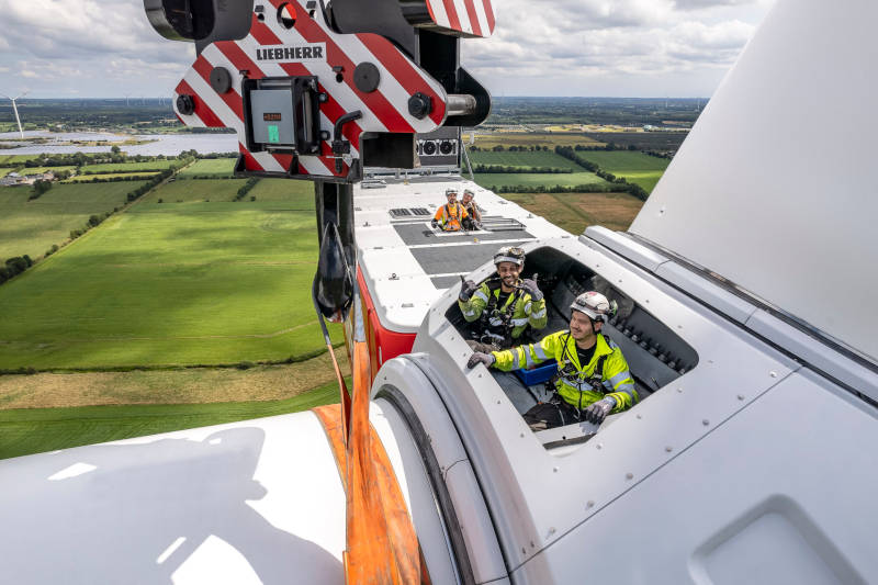 Nachhaltige Aktien wie die des Windradbauers Nordex haben sich in den letzten Jahren gut entwickelt. Davon profitieren grüne Fonds. / Foto: Nordex