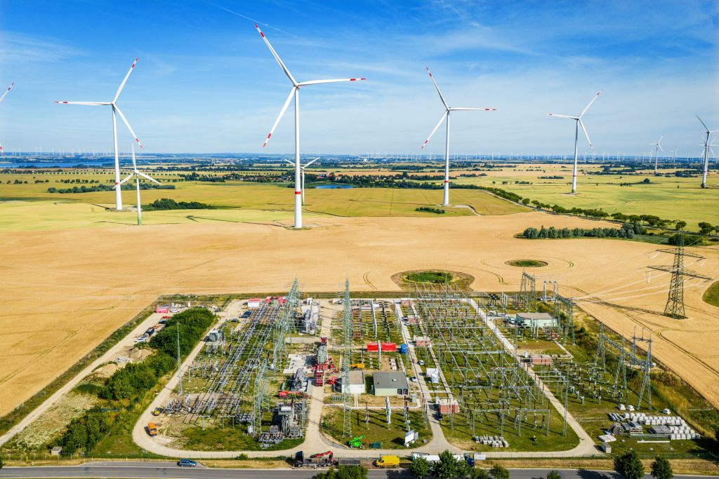 Umspannwerk von Enertrag in Bertikow. / Foto: Enertrag SE